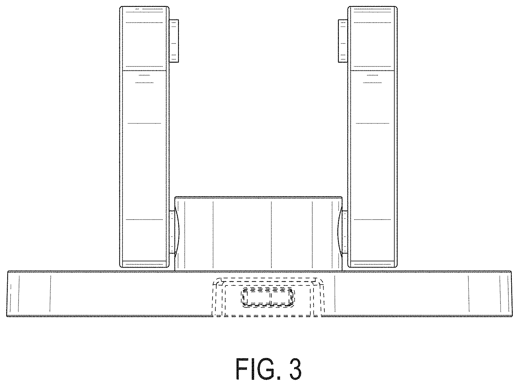 Patent USD1001352 Figure 3 – Surface mount for light receiving or emitting device