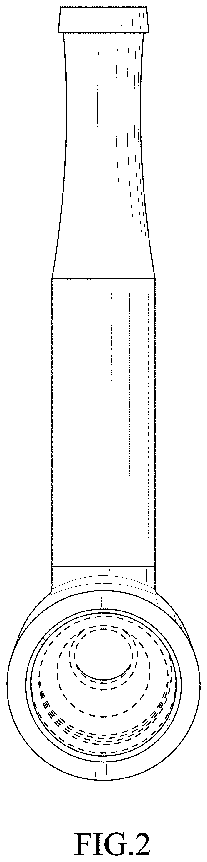 Patent USD1001354 Figure 2 – Hookah water pipe