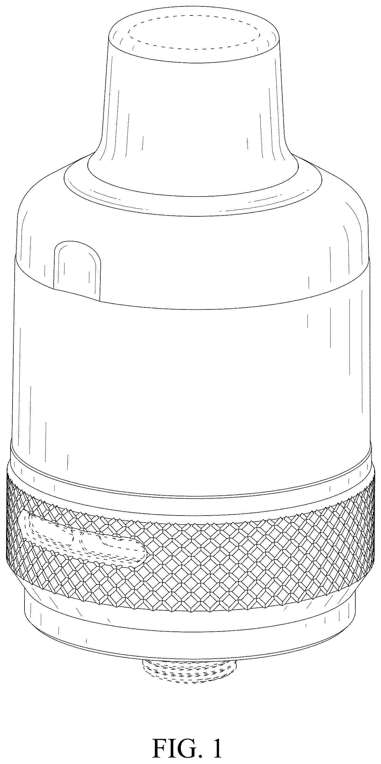 Patent USD1001359 Figure 1 – Atomizer for electronic atomizing device