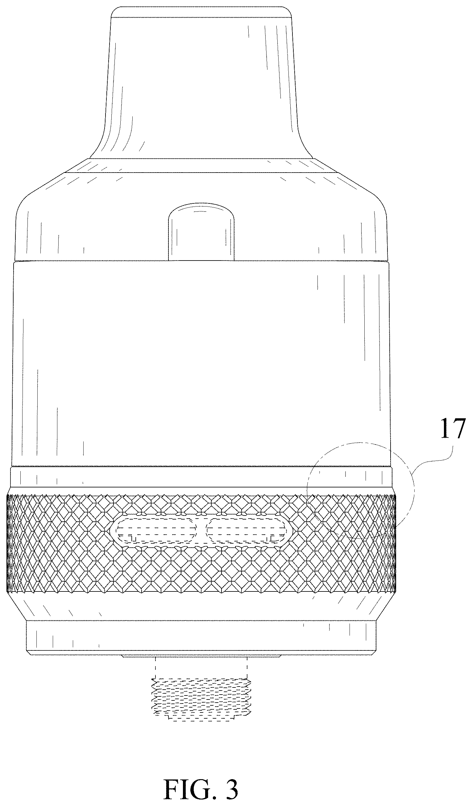 Patent USD1001359 Figure 3 – Atomizer for electronic atomizing device