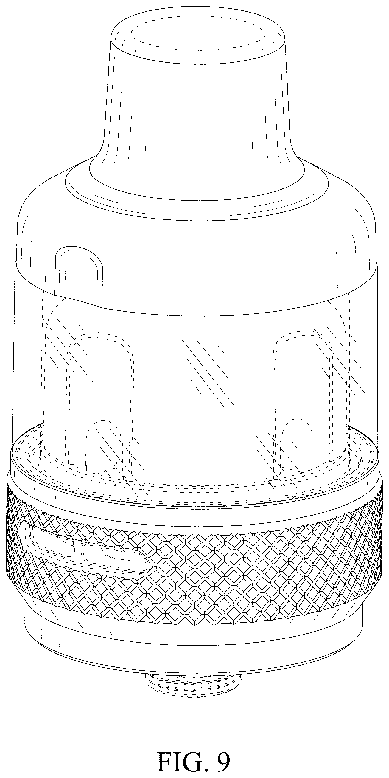 Patent USD1001359 Figure 9 – Atomizer for electronic atomizing device