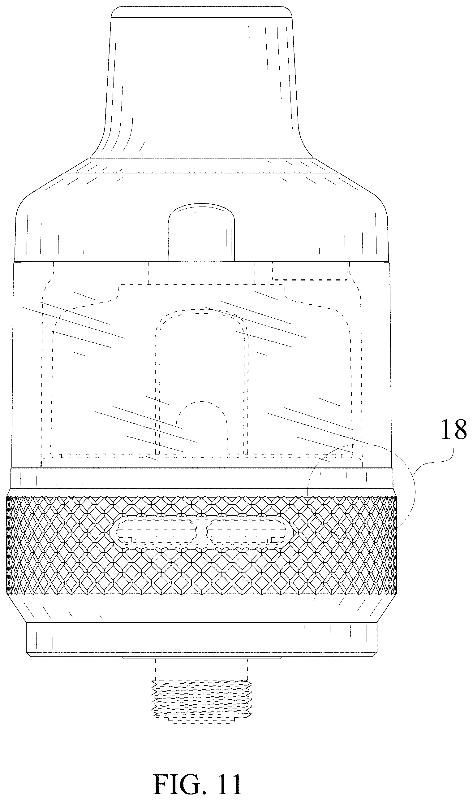Patent USD1001359 Figure 11 – Atomizer for electronic atomizing device