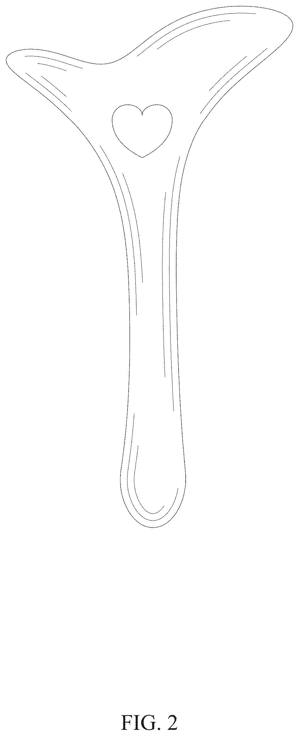 Patent USD1001366 Figure 2 – Eyeliner stencil