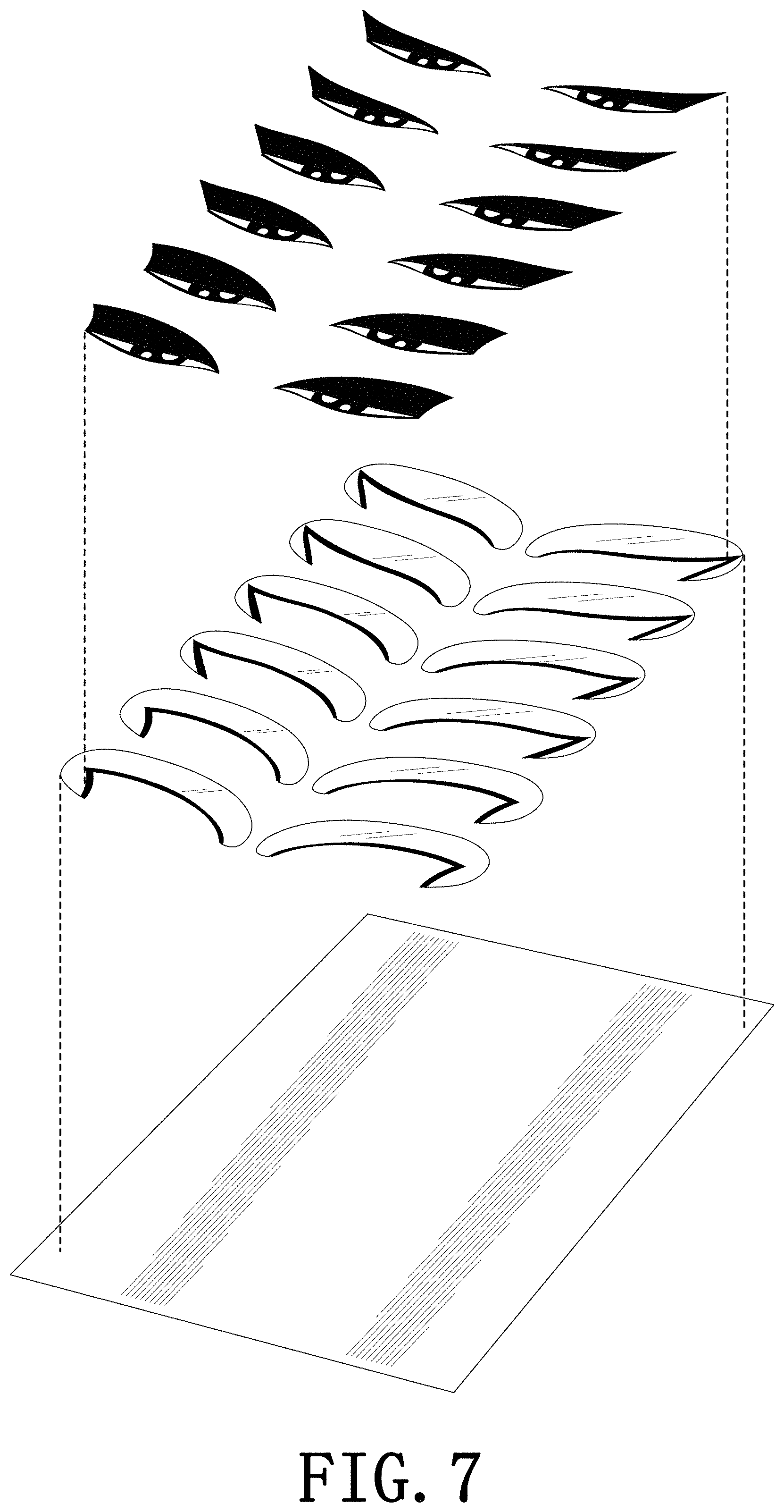 Patent USD1001367 Figure 7 – Set of eyeliner stencil