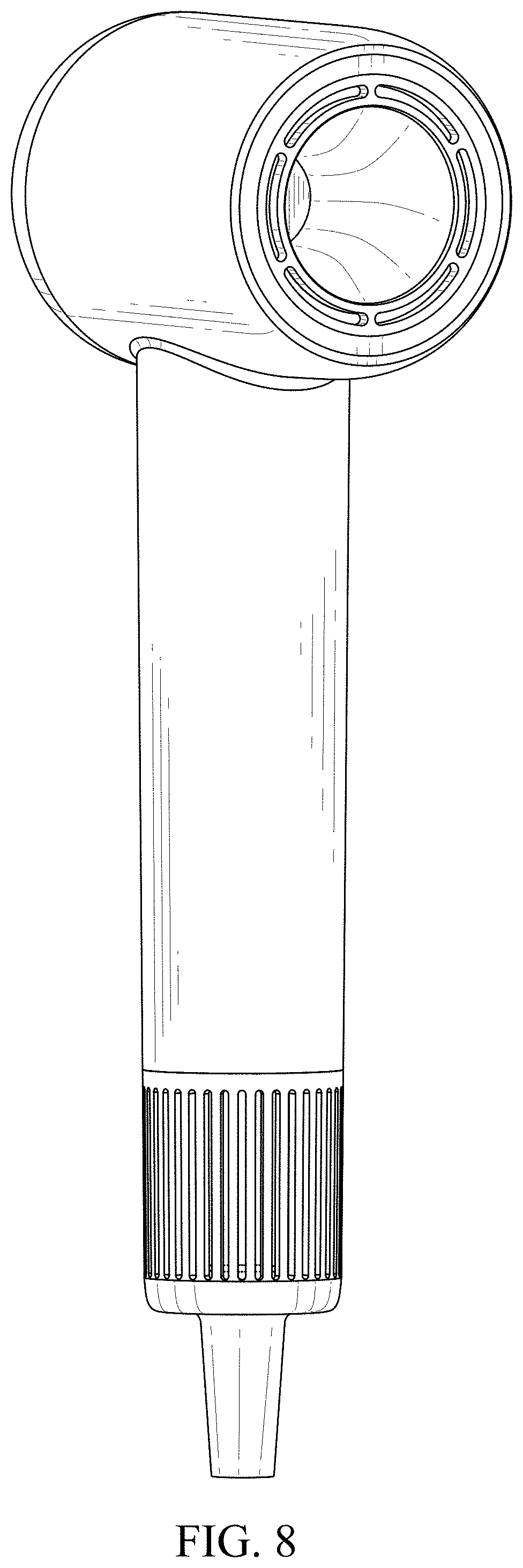Patent USD1001369 Figure 8 – Hair dryer