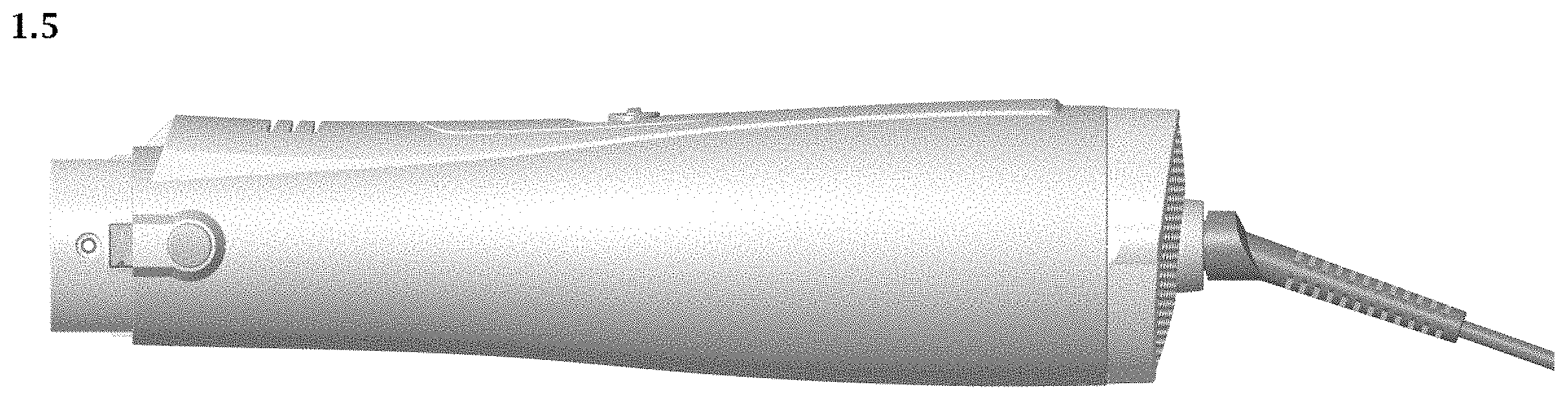 Patent USD1001370 Figure 5 – Handle for hair styling apparatus
