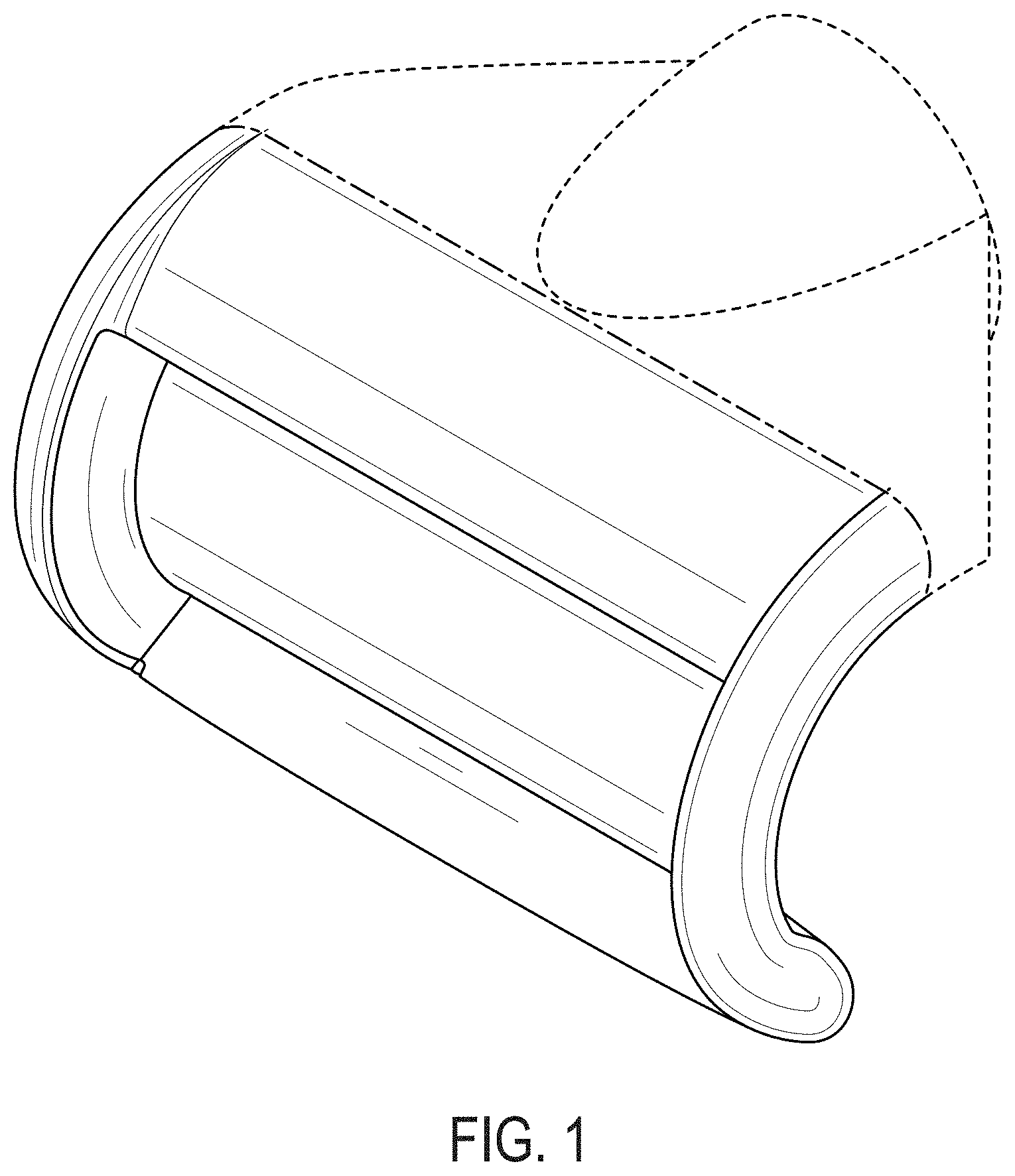 Patent USD1001371 Figure 1 – Accessory for a hairdryer