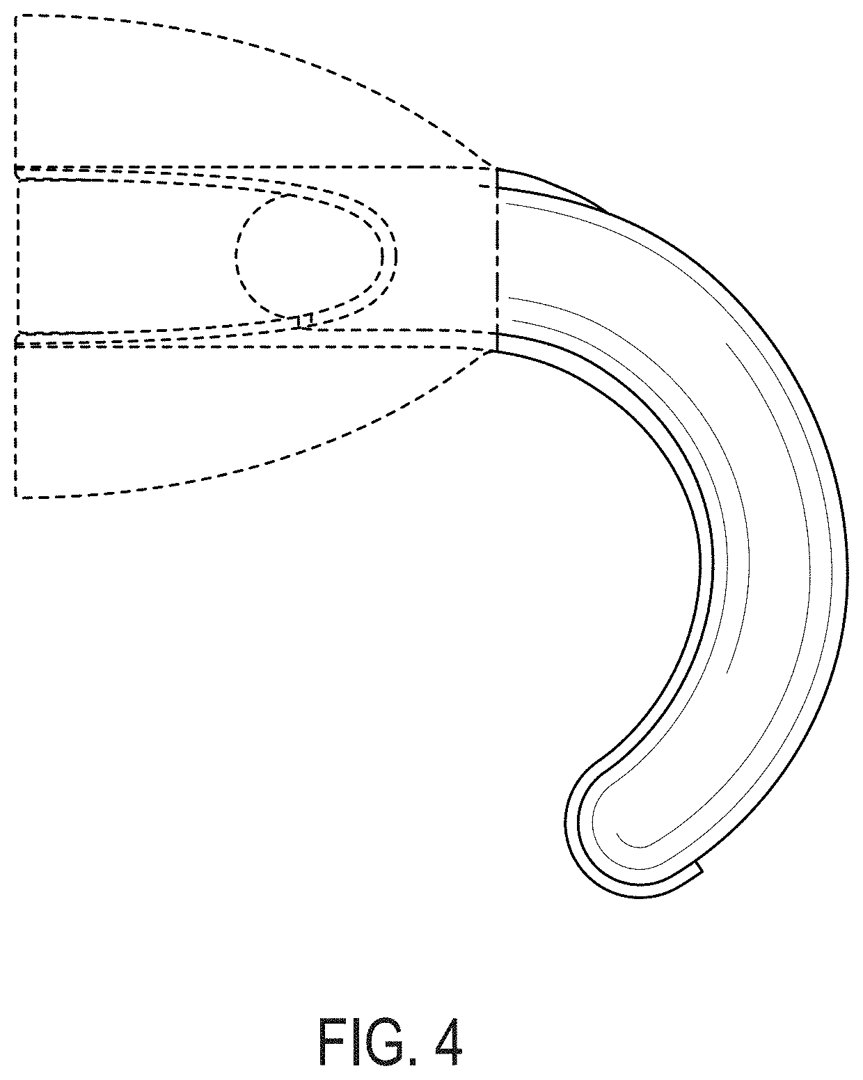 Patent USD1001371 Figure 4 – Accessory for a hairdryer