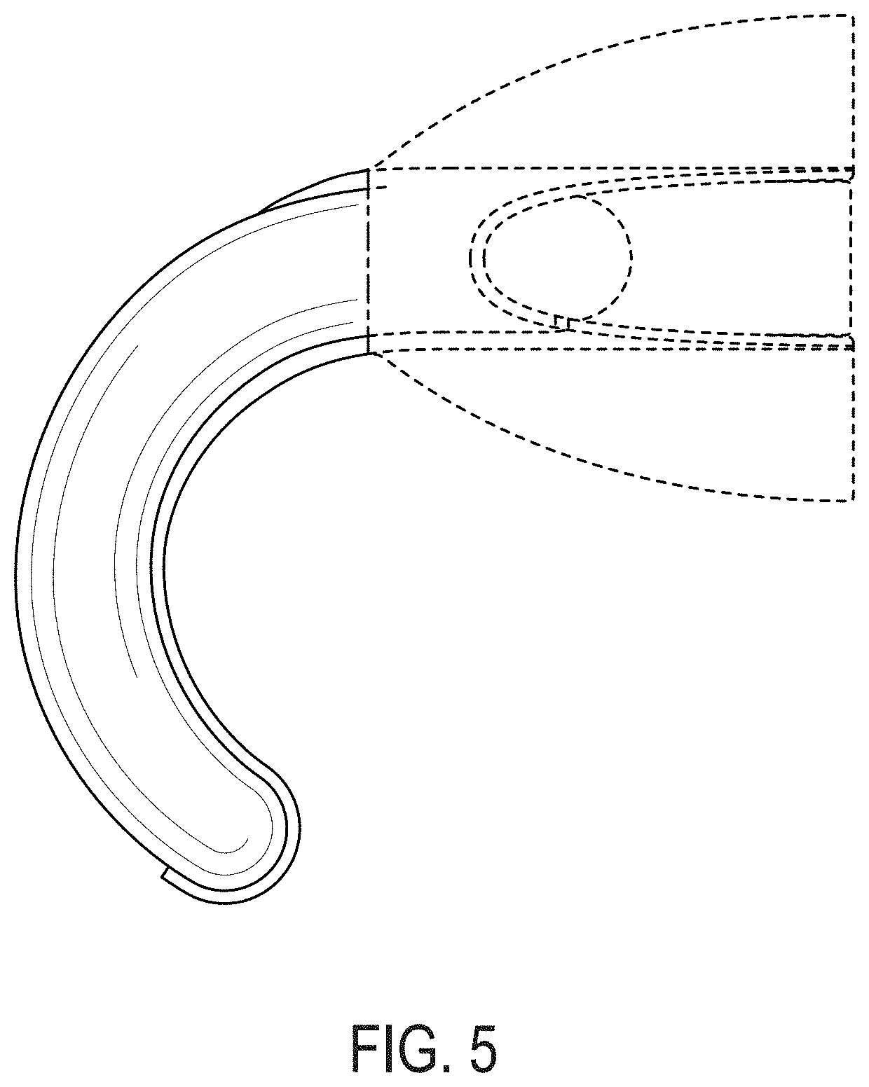 Patent USD1001371 Figure 5 – Accessory for a hairdryer