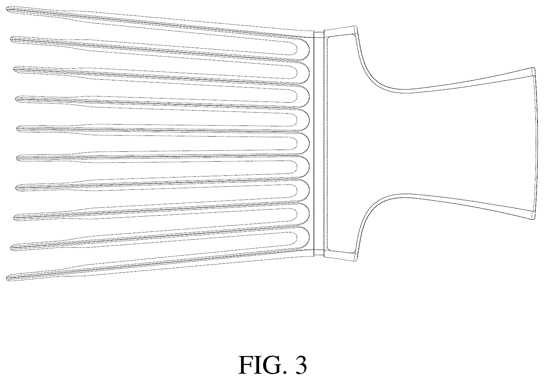 Patent USD1001372 Figure 2 – Hair pick