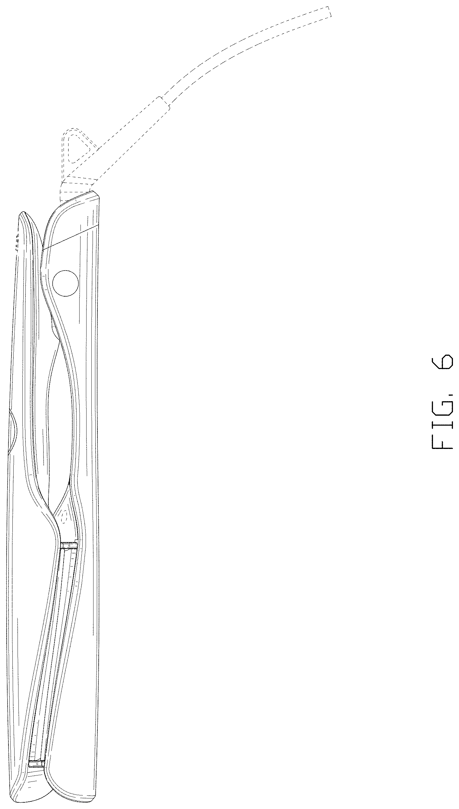 Patent USD1001373 Figure 6 – Hair straightener