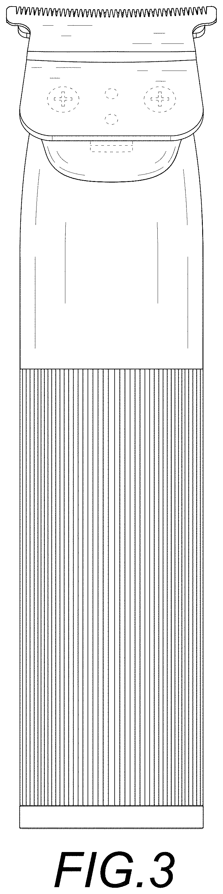 Patent USD1001374 Figure 3 – Hair trimmer