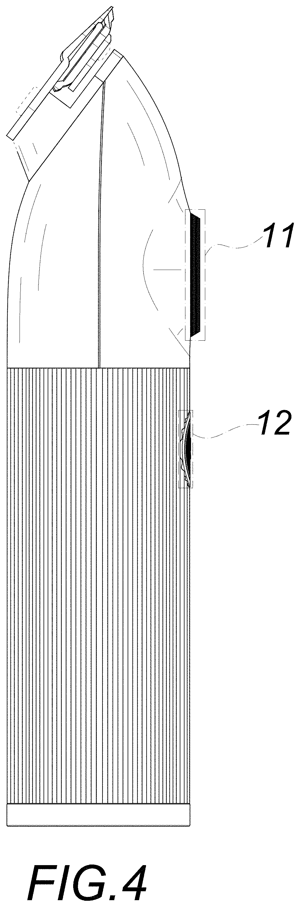 Patent USD1001374 Figure 4 – Hair trimmer