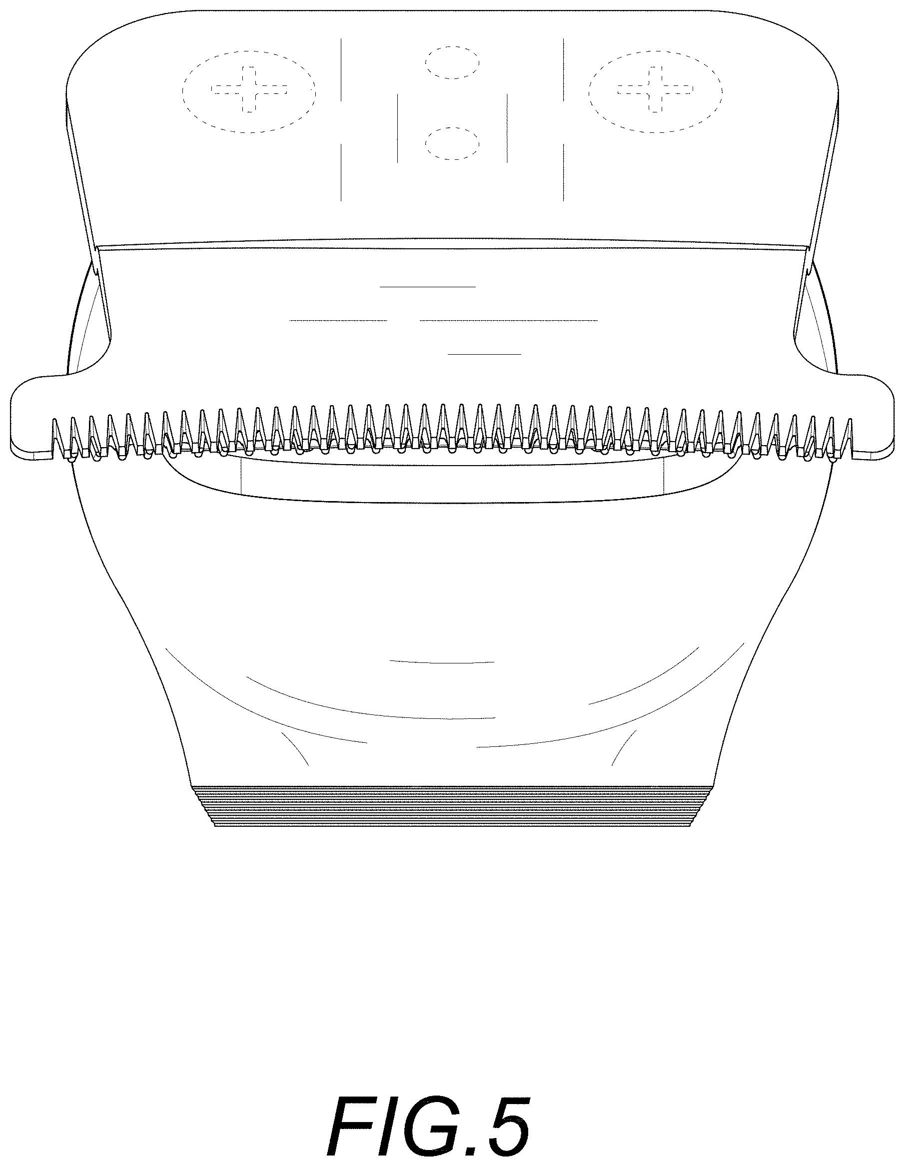 Patent USD1001374 Figure 5 – Hair trimmer