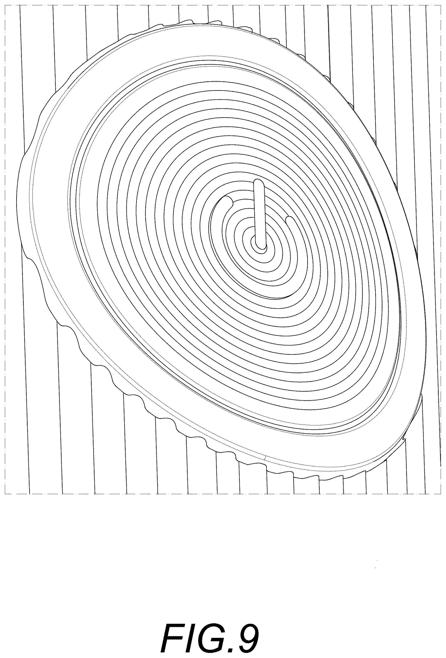 Patent USD1001374 Figure 9 – Hair trimmer