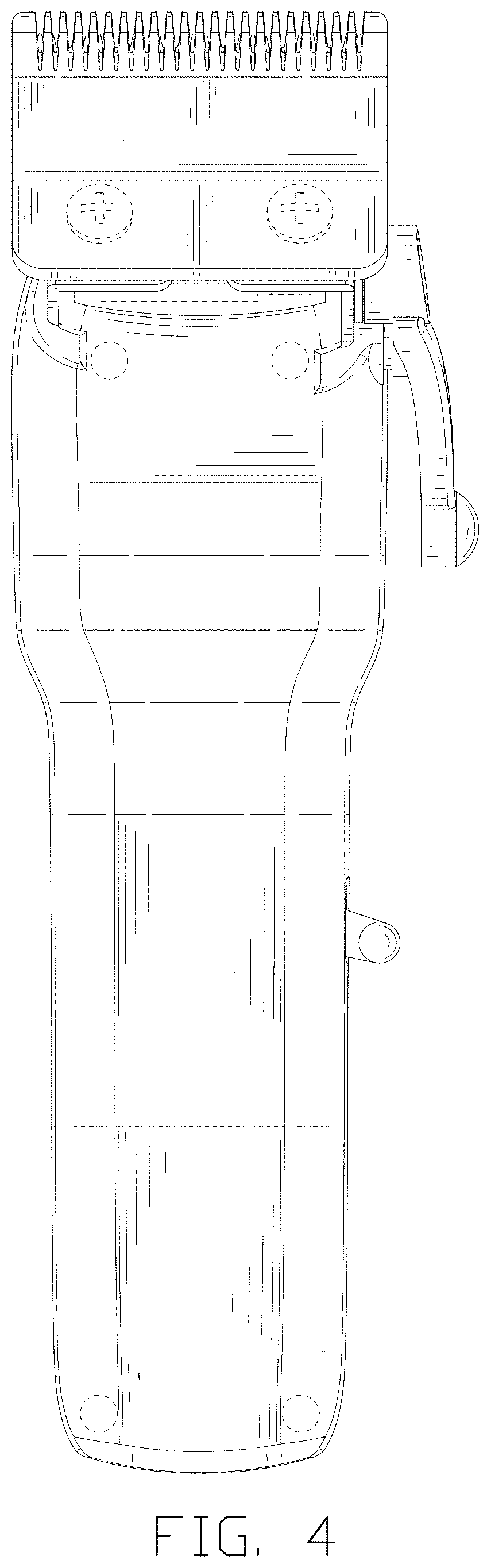 Patent USD1001375 Figure 4 – Hair clipper
