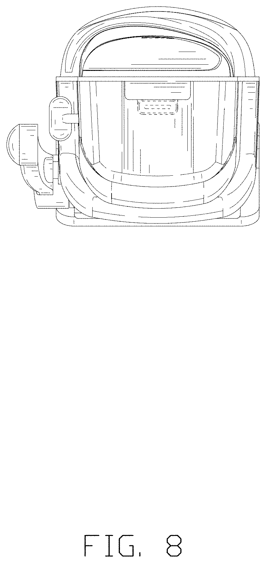 Patent USD1001375 Figure 8 – Hair clipper
