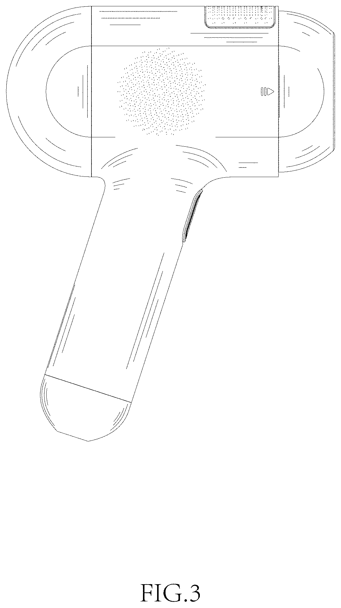 Patent USD1001376 Figure 3 – Hair removal instrument