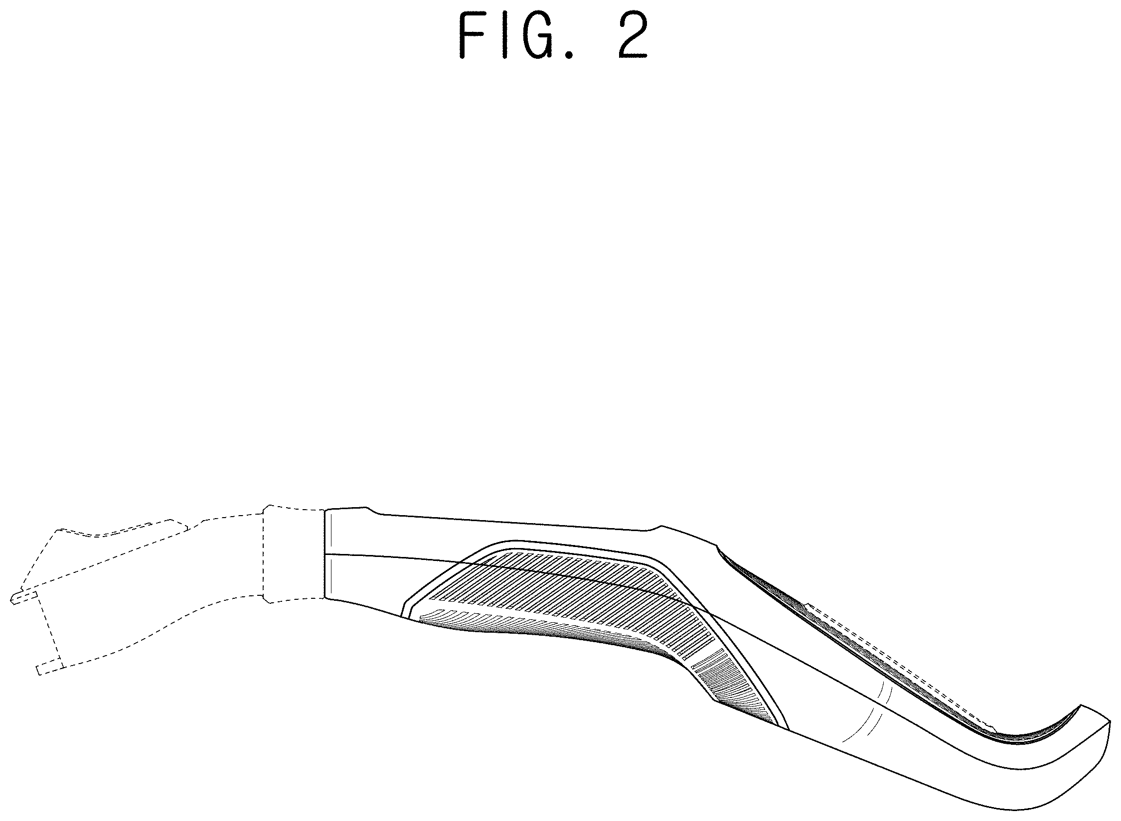 Patent USD1001377 Figure 2 – Razor handle