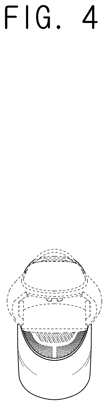 Patent USD1001377 Figure 4 – Razor handle