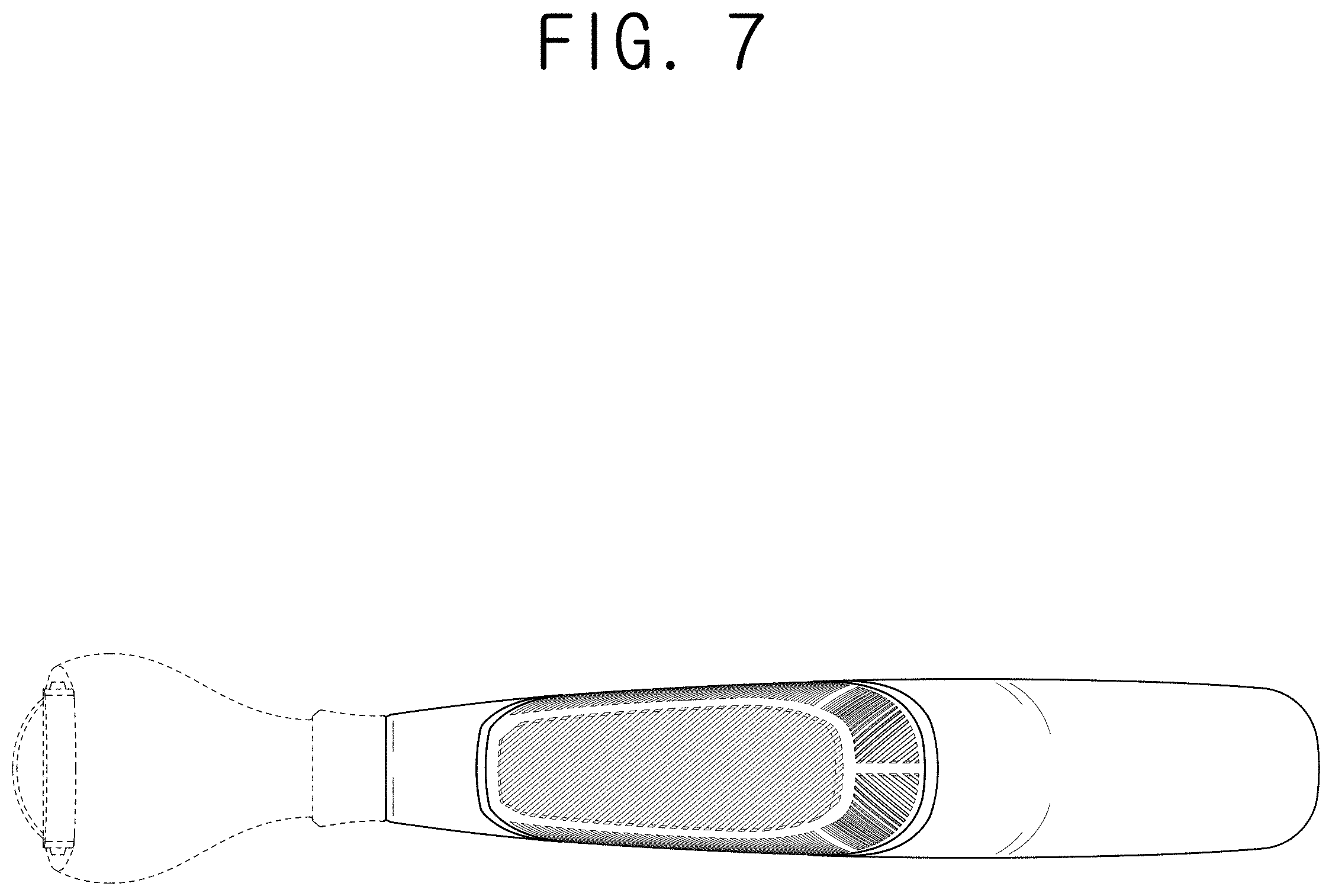 Patent USD1001377 Figure 7 – Razor handle