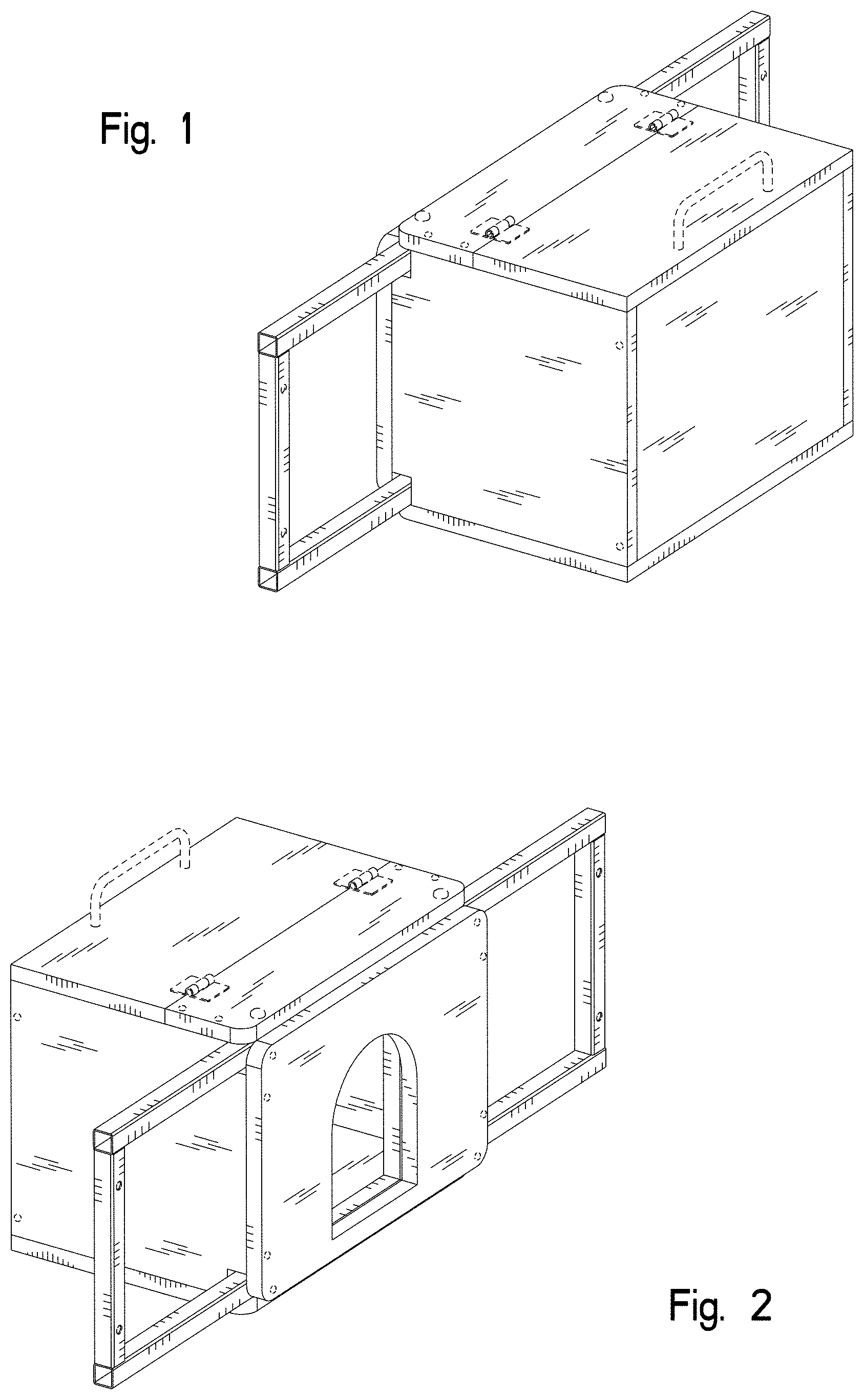 Patent USD1001382 Figure 1 – Breeder box assembly