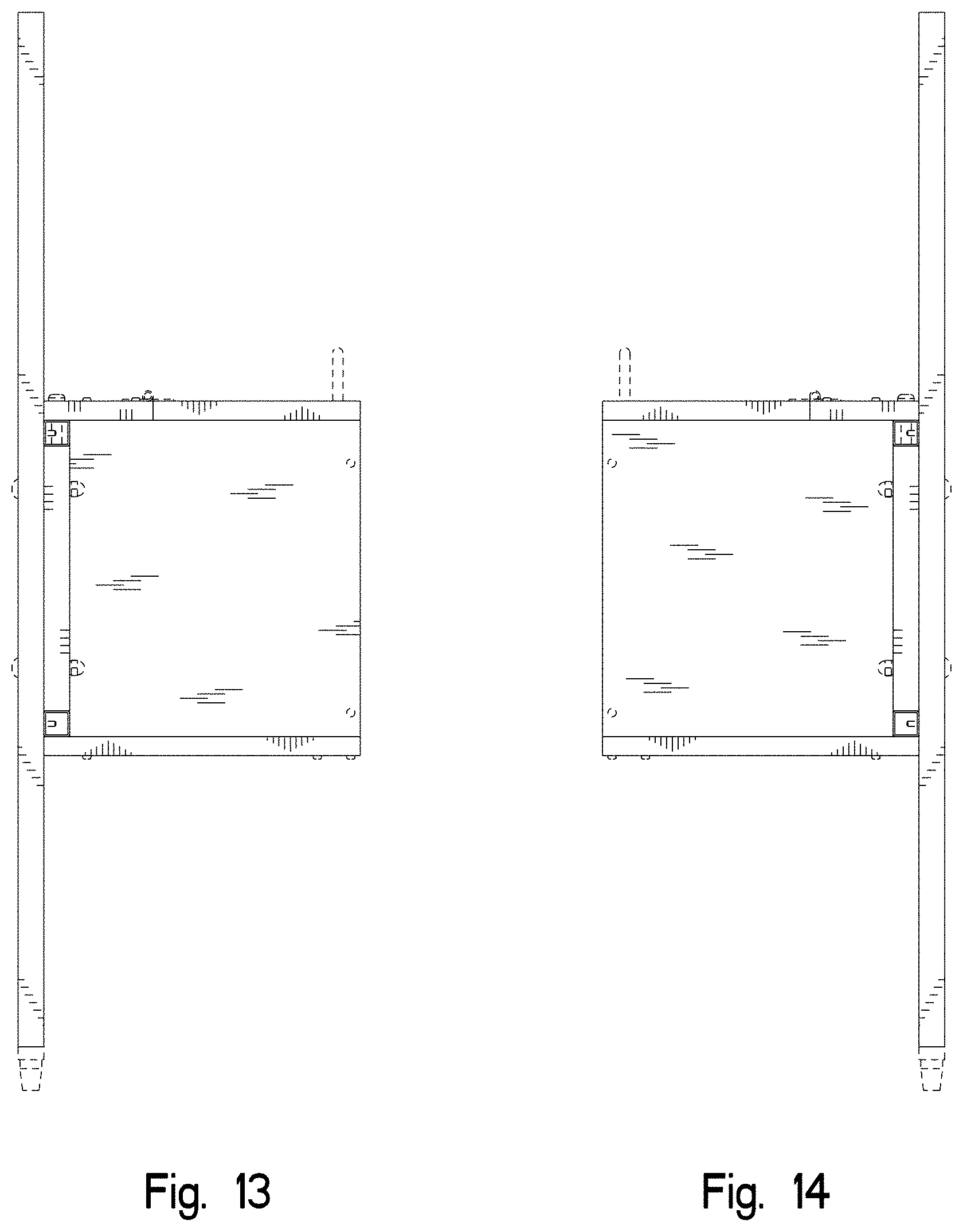 Patent USD1001383 Figure 11 – Combined breeder box and panel assembly