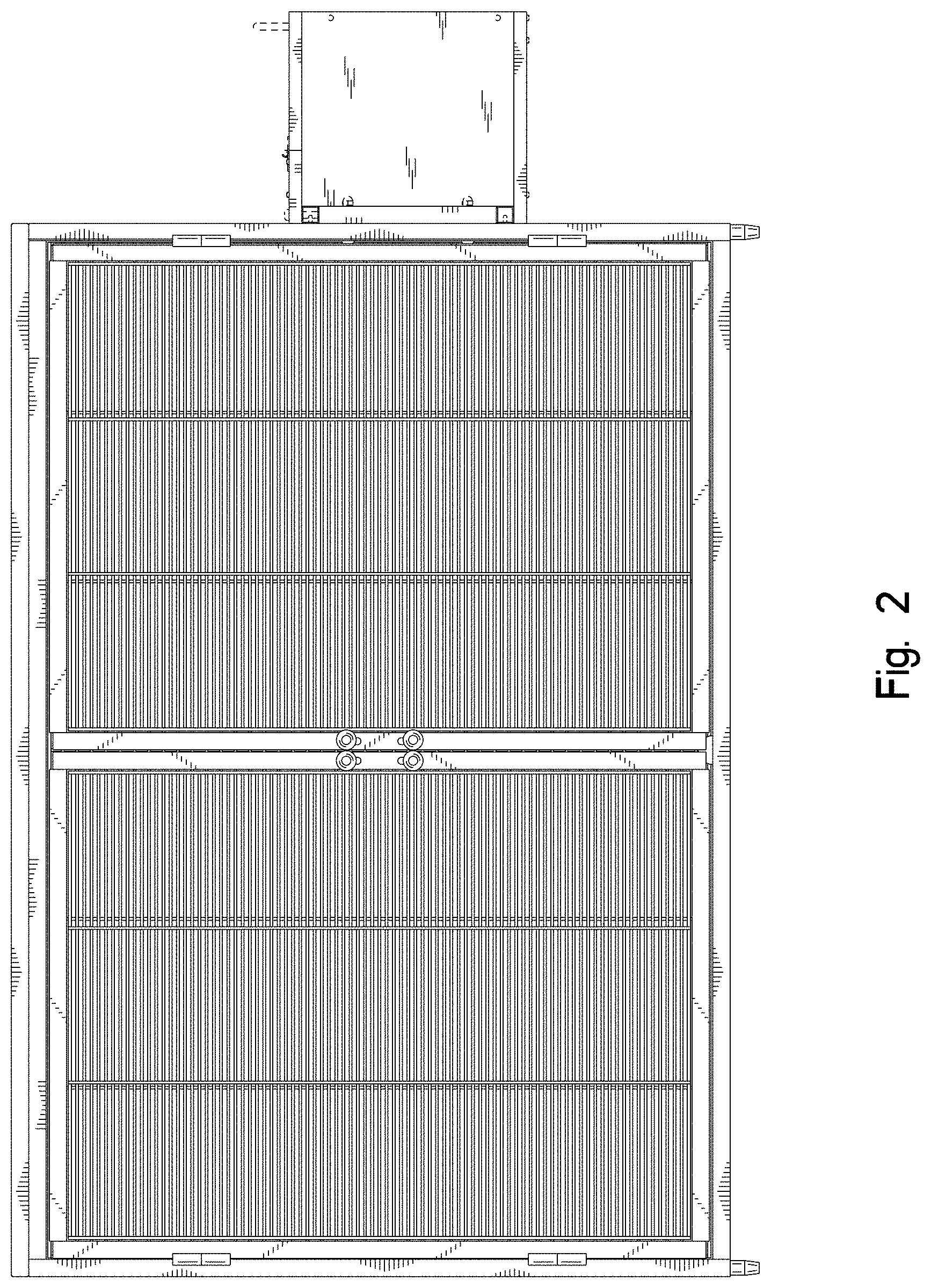 Patent USD1001384 Figure 2 – Combined animal enclosure and breeder box assembly