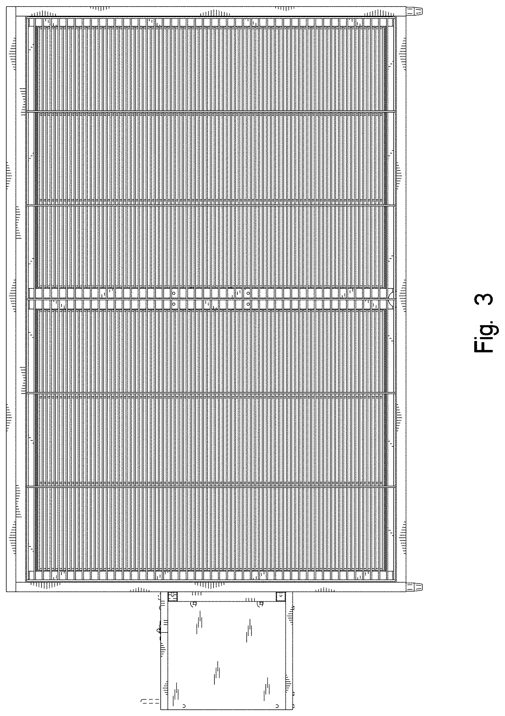 Patent USD1001384 Figure 3 – Combined animal enclosure and breeder box assembly