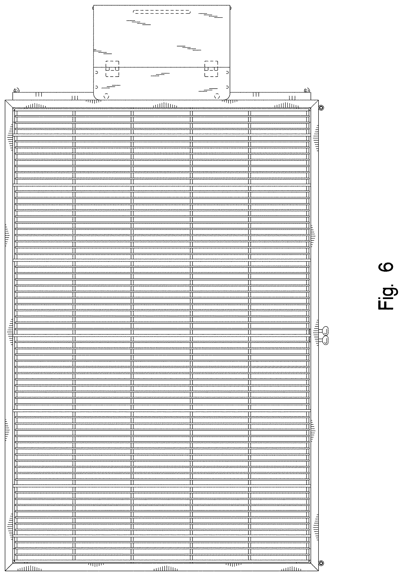Patent USD1001384 Figure 5 – Combined animal enclosure and breeder box assembly