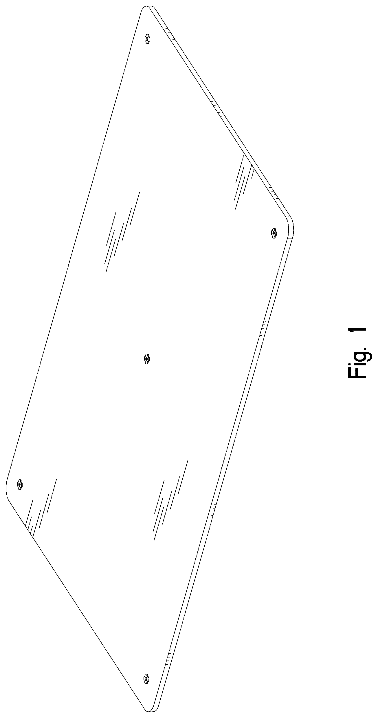 Patent USD1001385 Figure 1 – Base member of an animal bed assembly