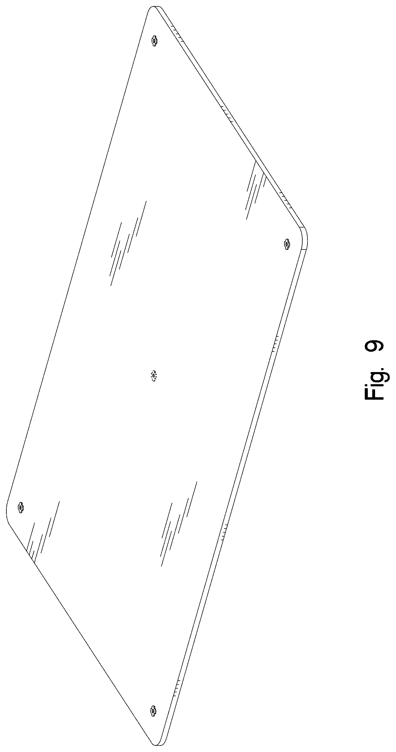 Patent USD1001385 Figure 7 – Base member of an animal bed assembly