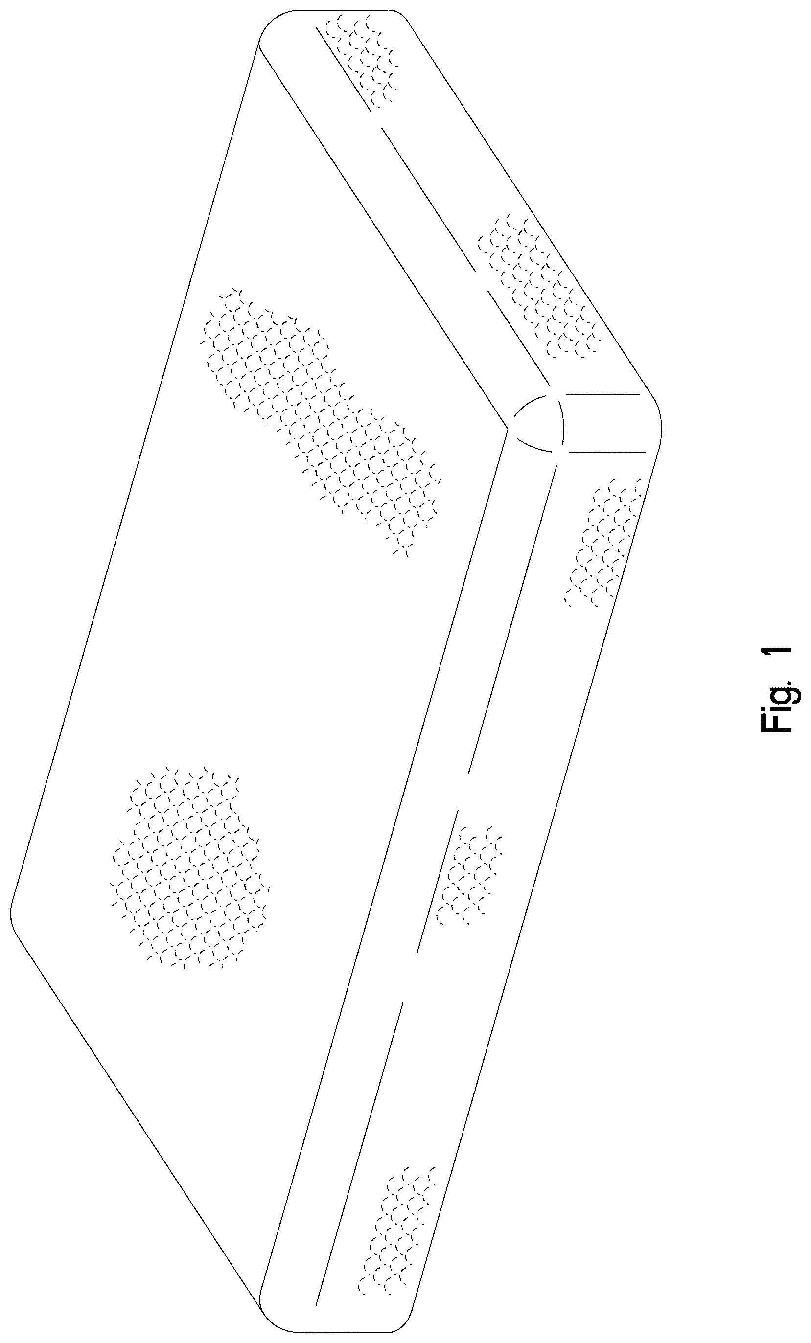 Patent USD1001386 Figure 1 – Bean bag top member of an animal bed assembly
