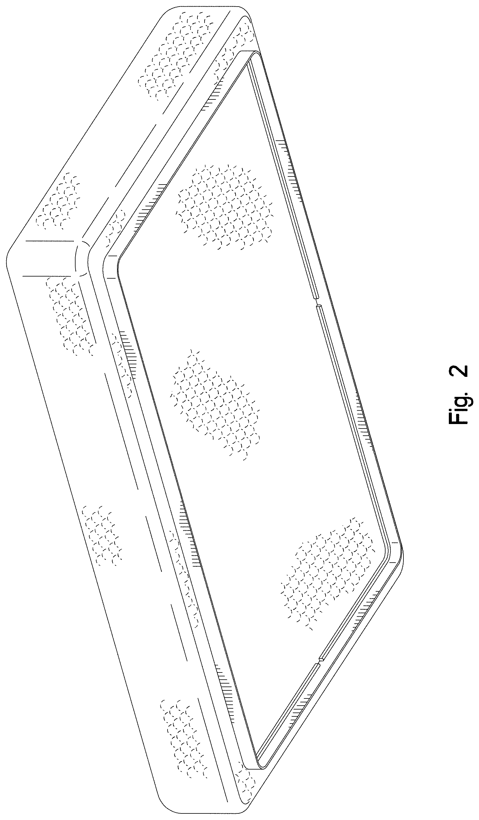 Patent USD1001386 Figure 2 – Bean bag top member of an animal bed assembly