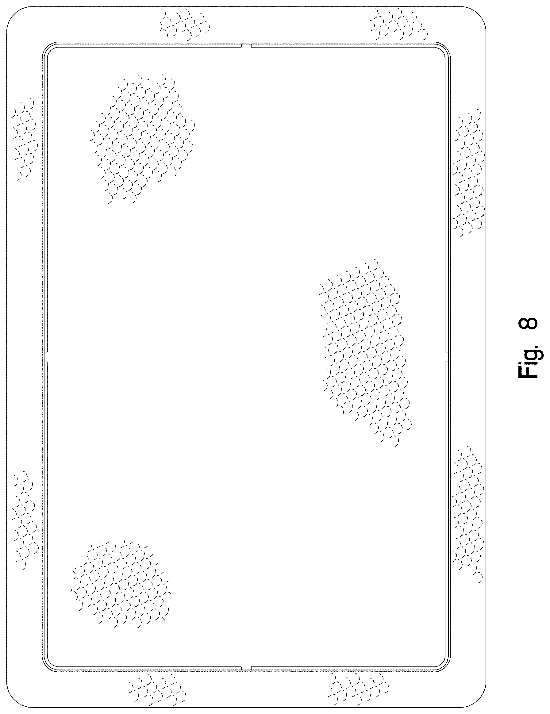 Patent USD1001386 Figure 6 – Bean bag top member of an animal bed assembly