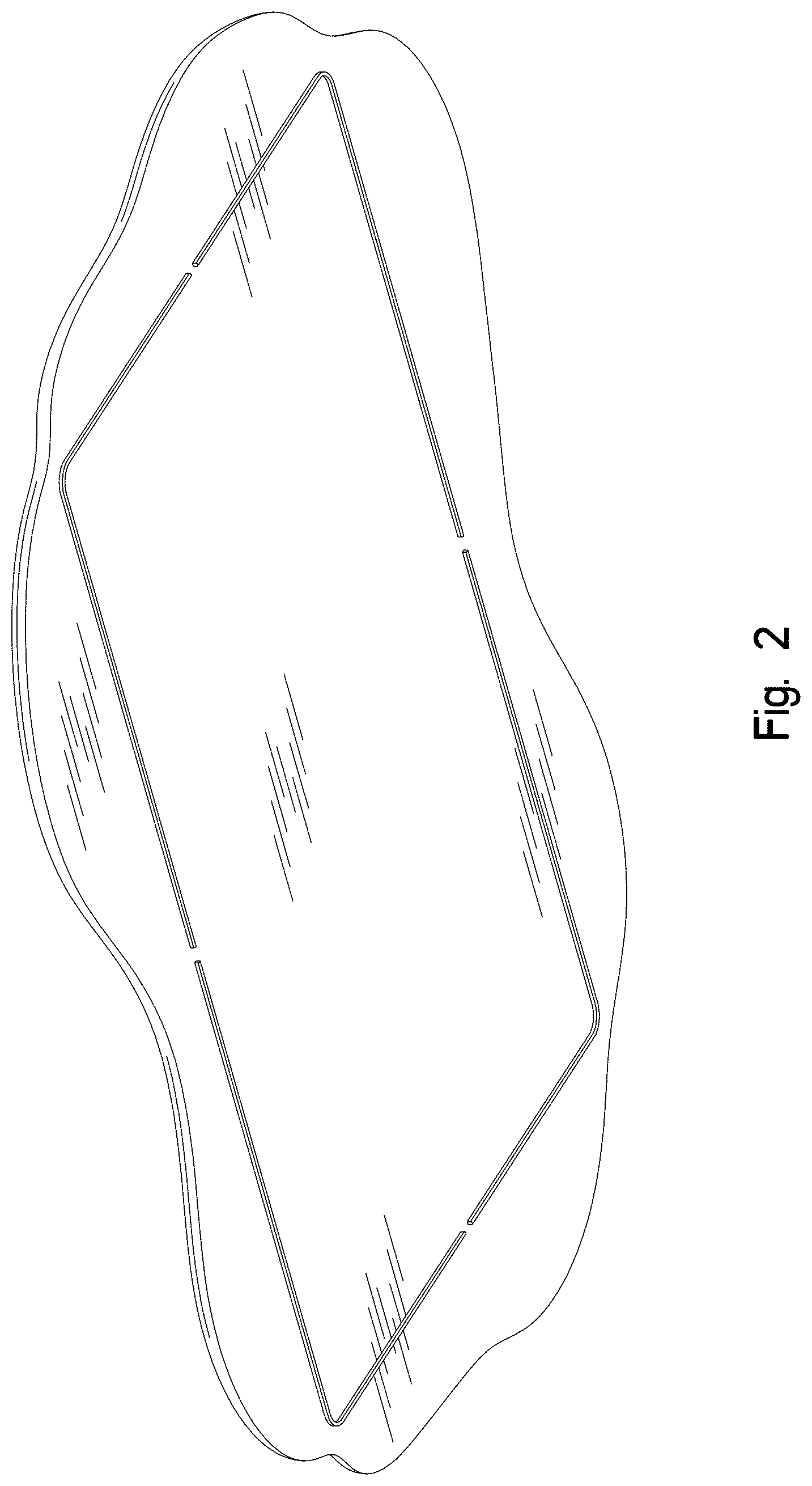 Patent USD1001387 Figure 2 – Sheep skin top member of an animal bed assembly