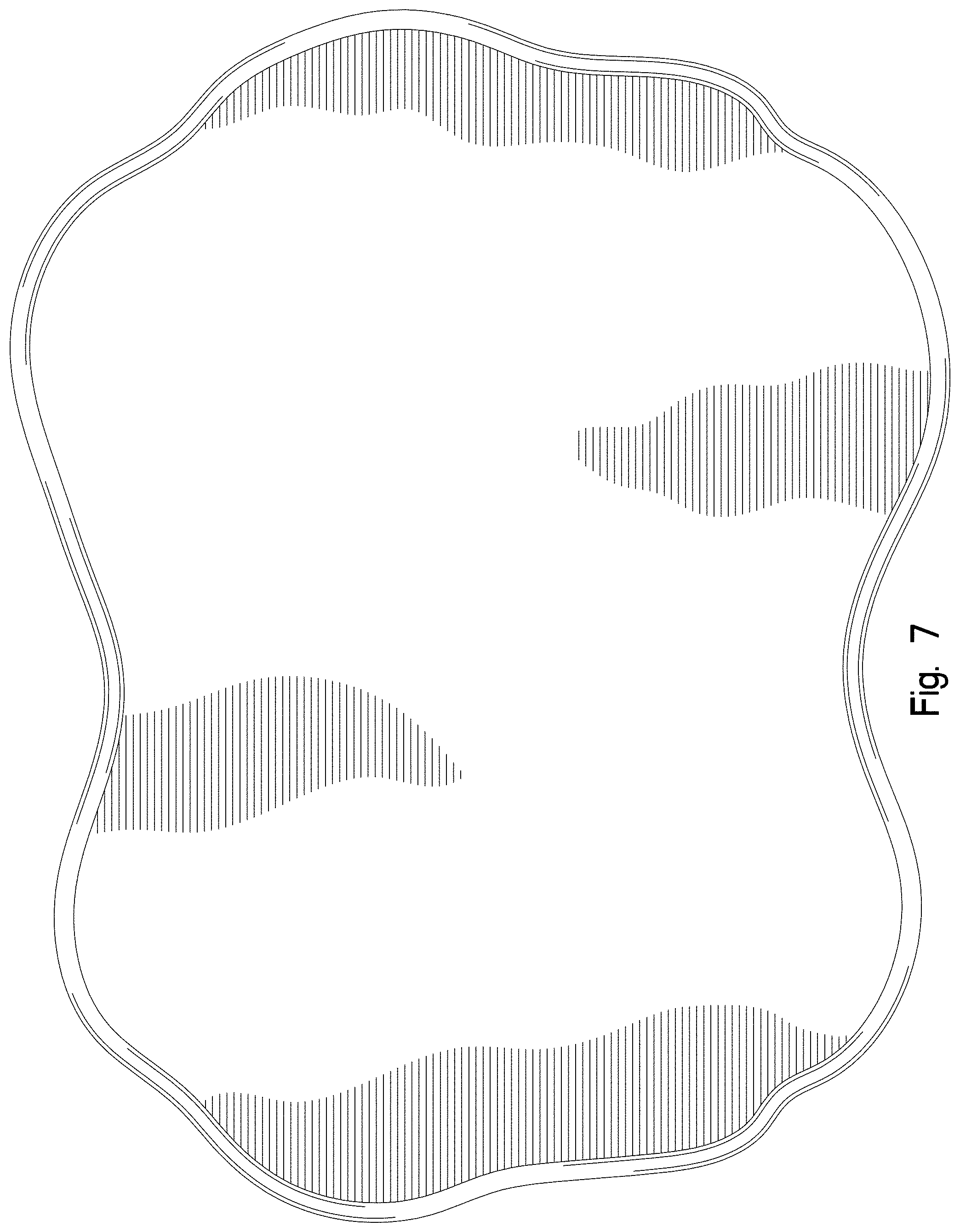 Patent USD1001387 Figure 5 – Sheep skin top member of an animal bed assembly