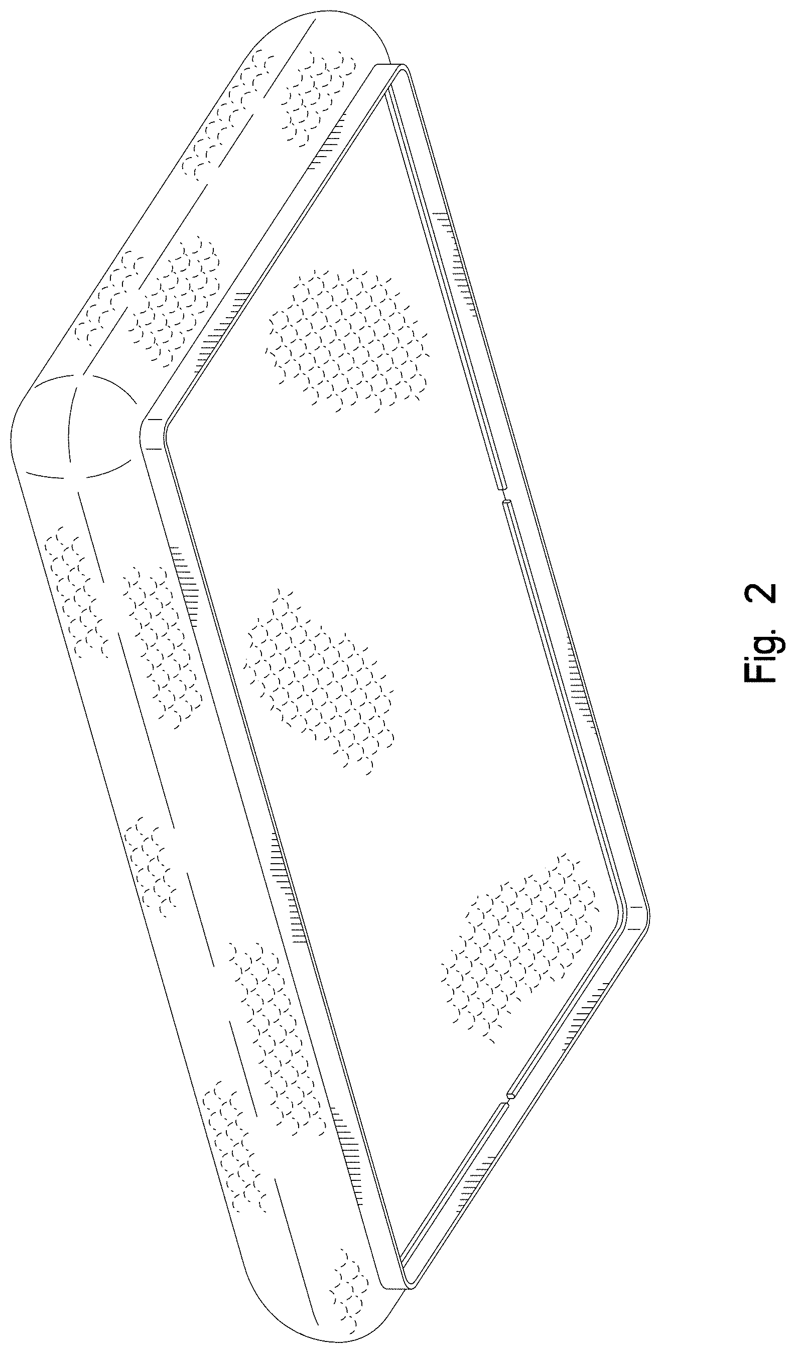 Patent USD1001388 Figure 2 – Bean bag top member of an animal bed assembly