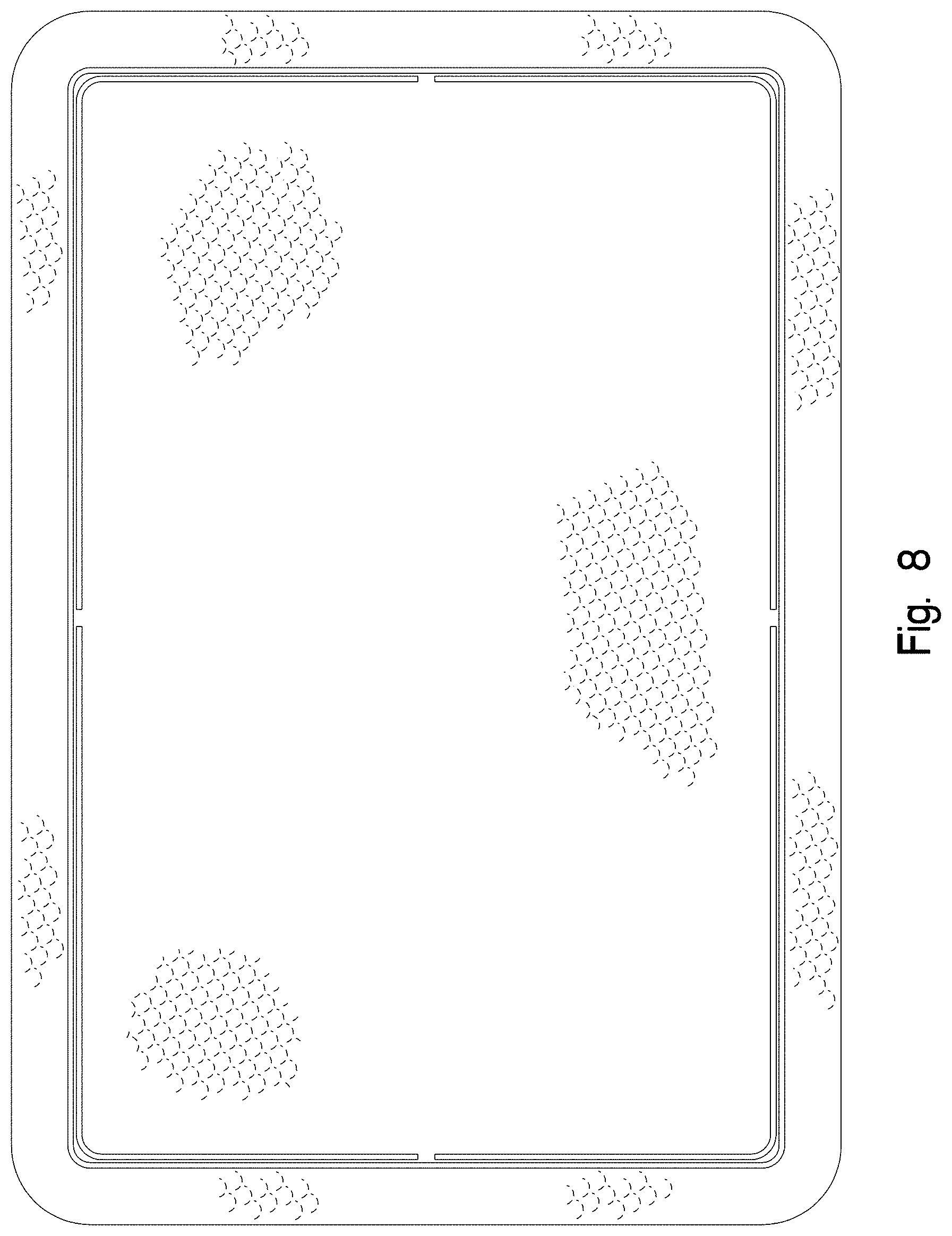 Patent USD1001388 Figure 6 – Bean bag top member of an animal bed assembly