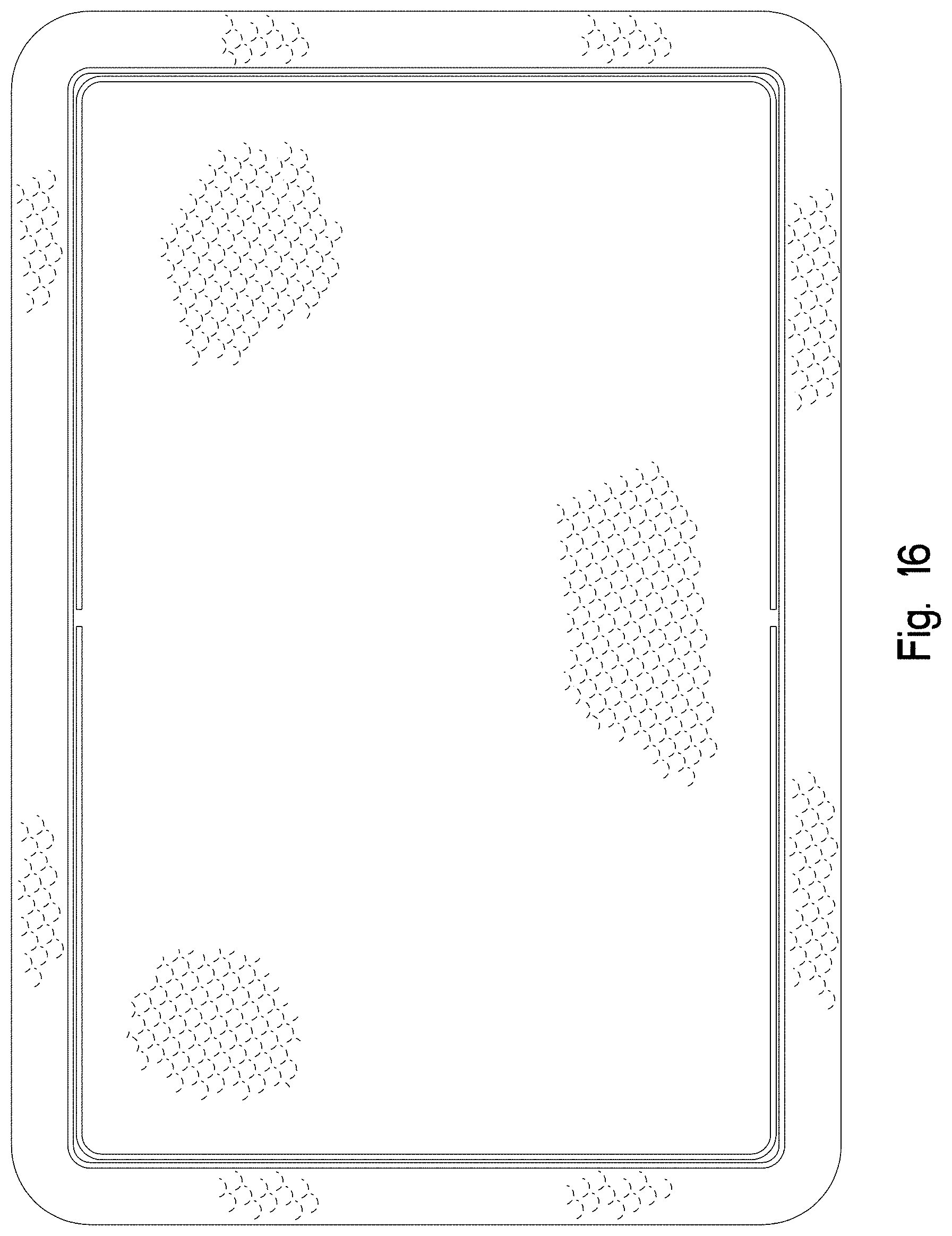 Patent USD1001388 Figure 12 – Bean bag top member of an animal bed assembly