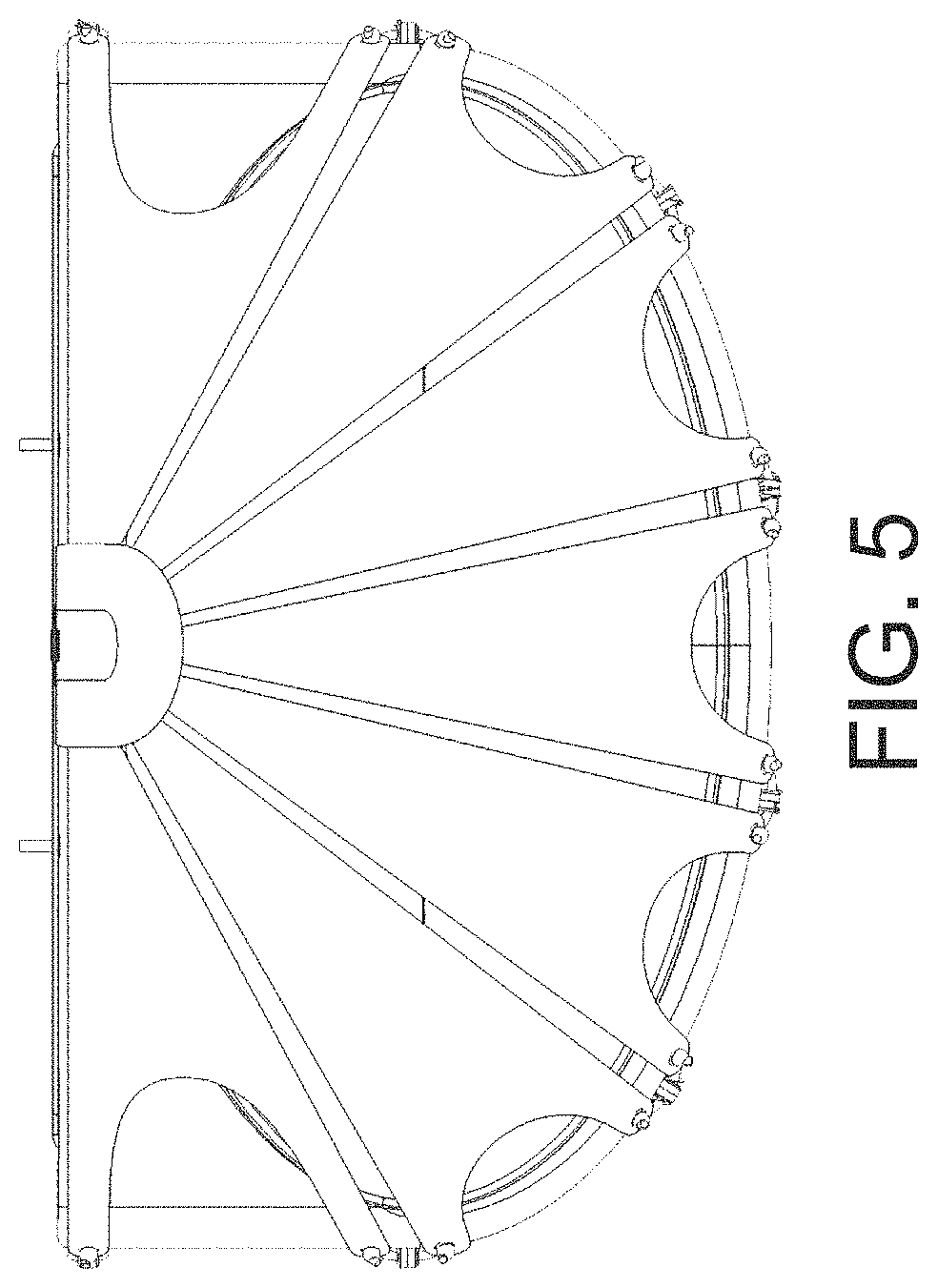 Patent USD1001389 Figure 5 – Bed for animals