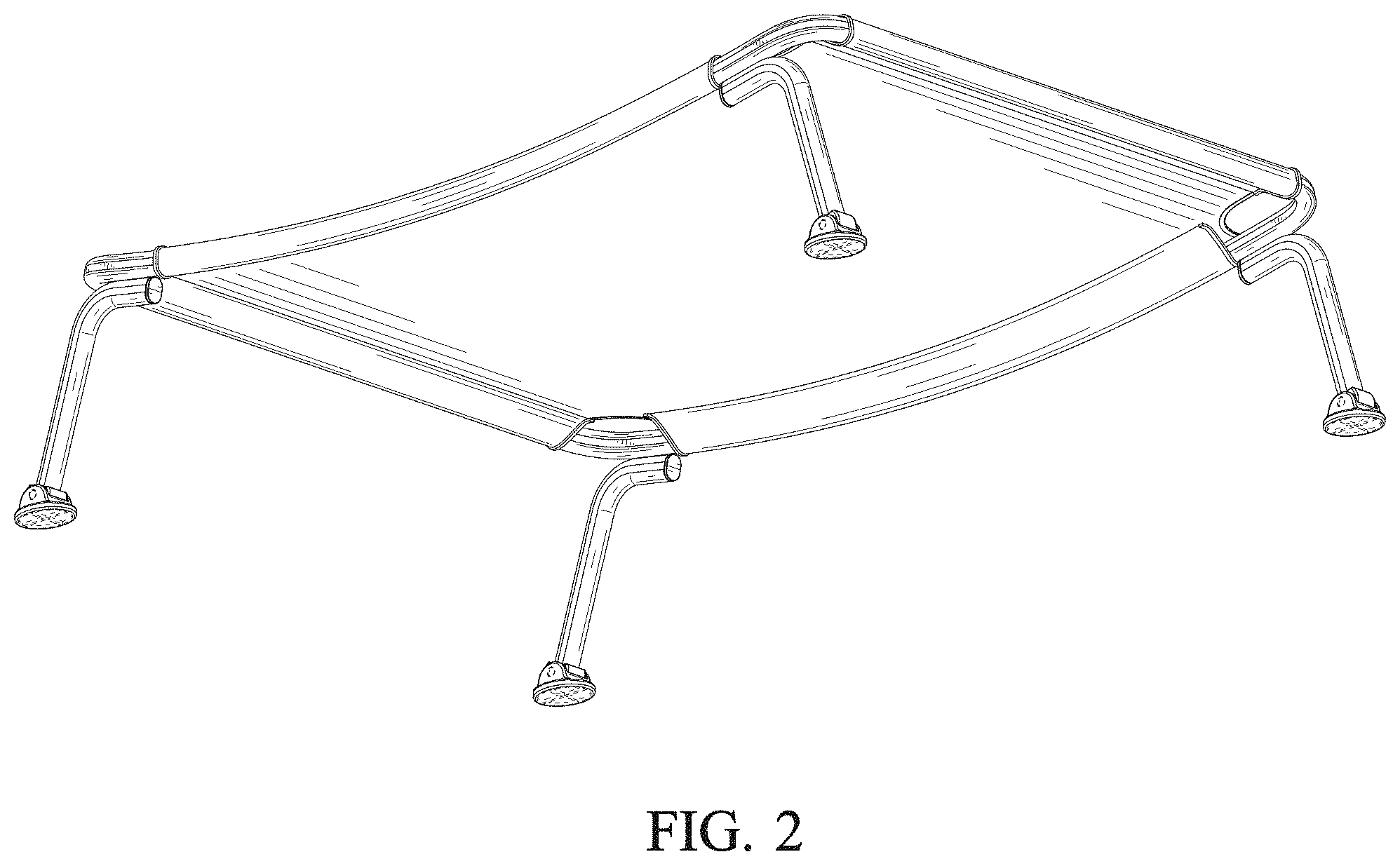 Patent USD1001390 Figure 2 – Pet bed