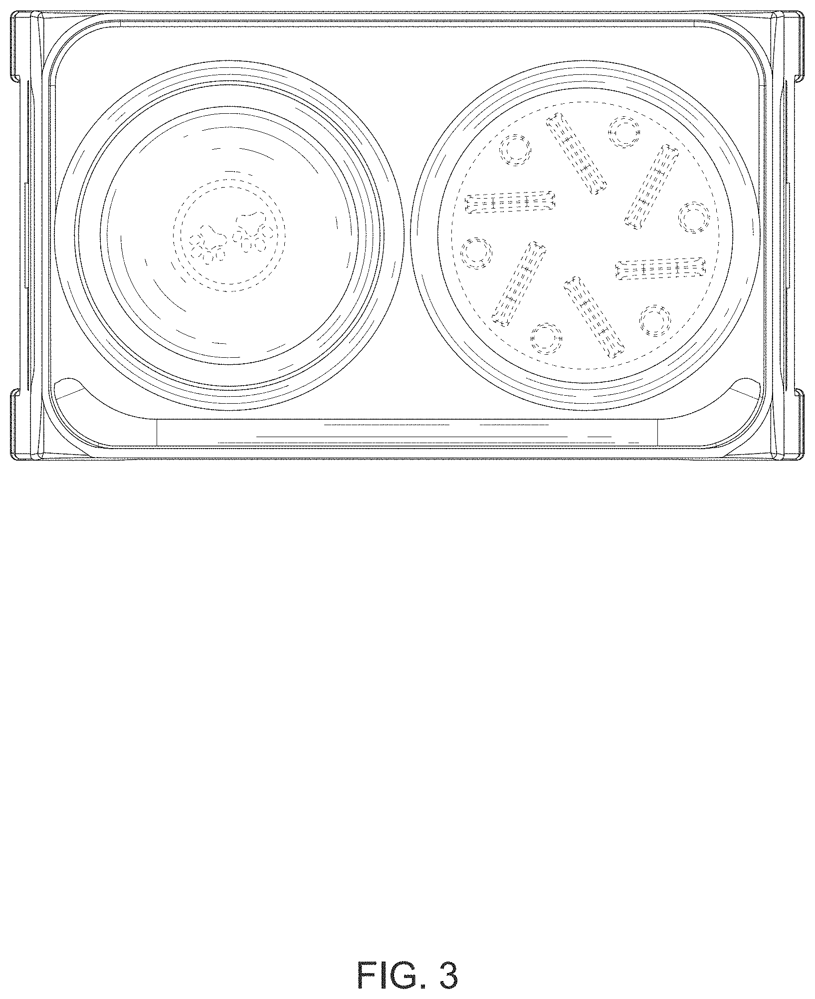 Patent USD1001391 Figure 3 – Pet bowl