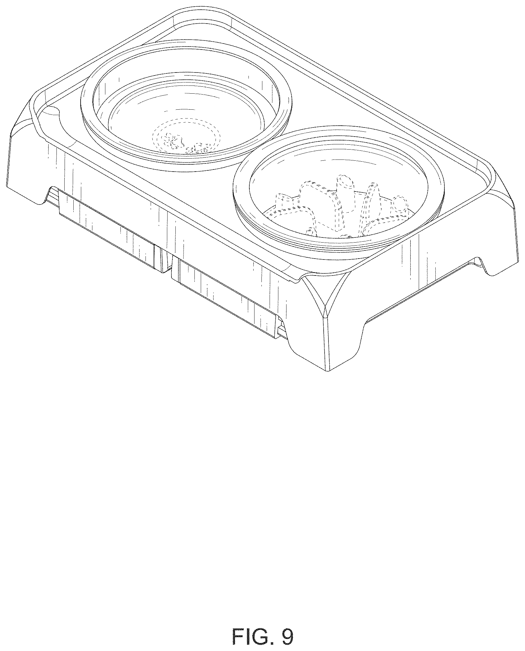 Patent USD1001391 Figure 9 – Pet bowl