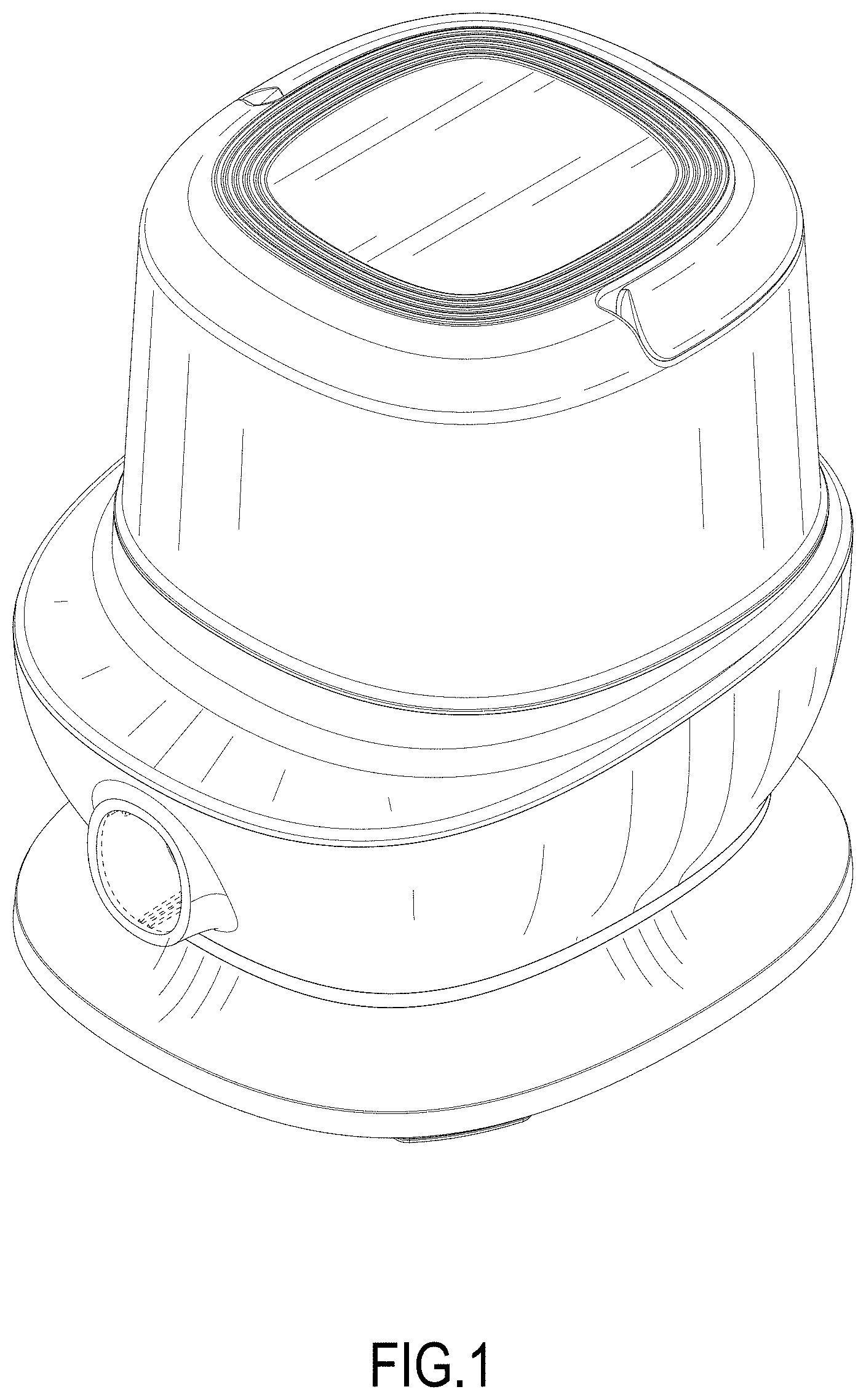 Patent USD1001392 — Pet hair vacuum cleaner — Figure 1