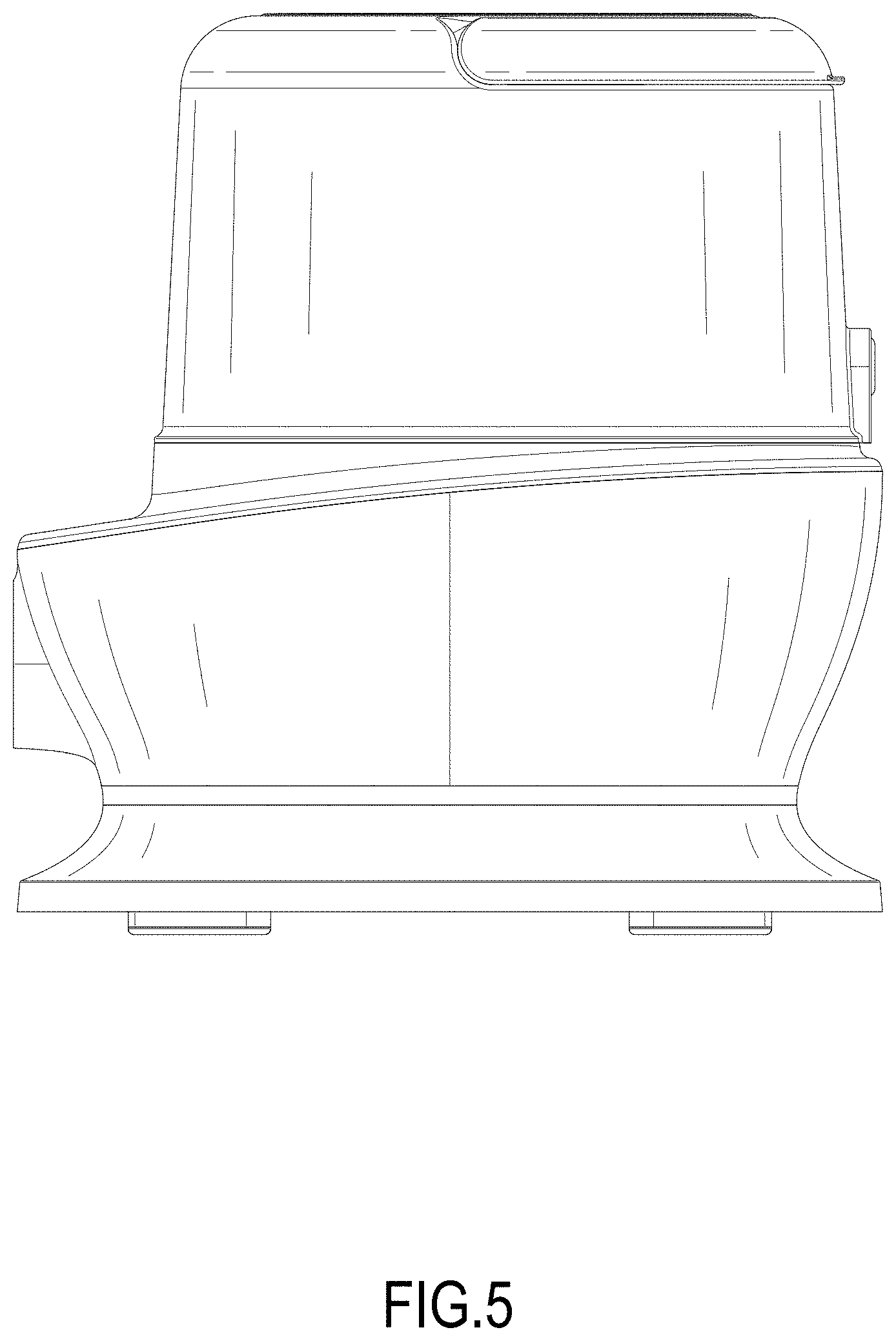 Patent USD1001392 Figure 5 – Pet hair vacuum cleaner