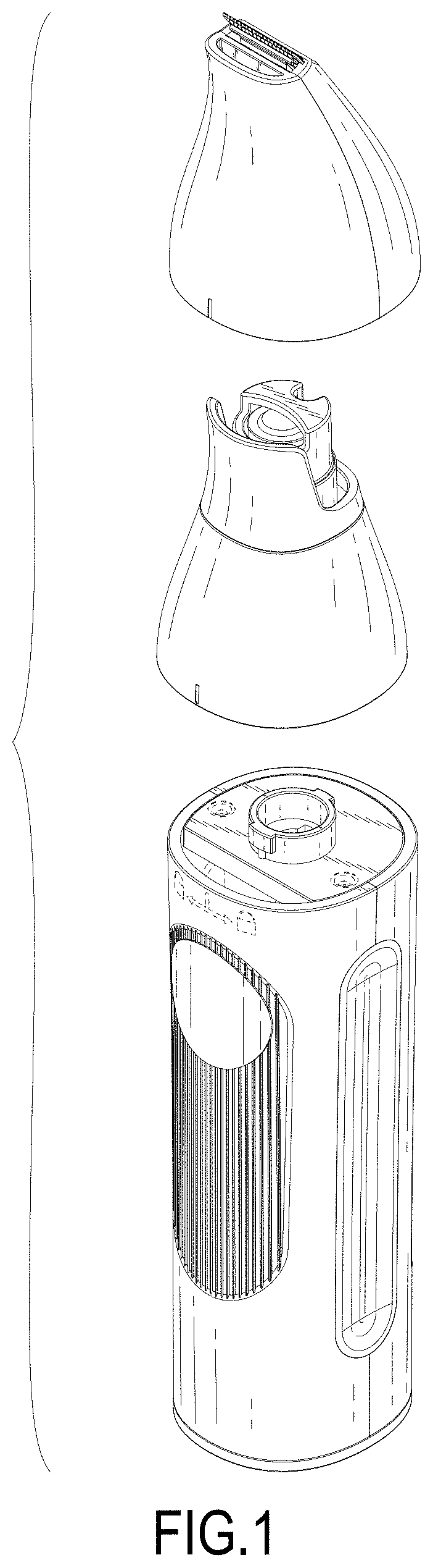Patent USD1001393 Figure 1 – Multifunctional pet grooming device