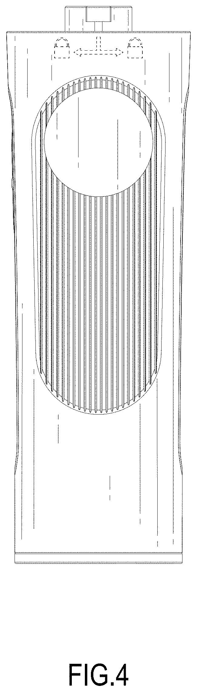 Patent USD1001393 Figure 4 – Multifunctional pet grooming device
