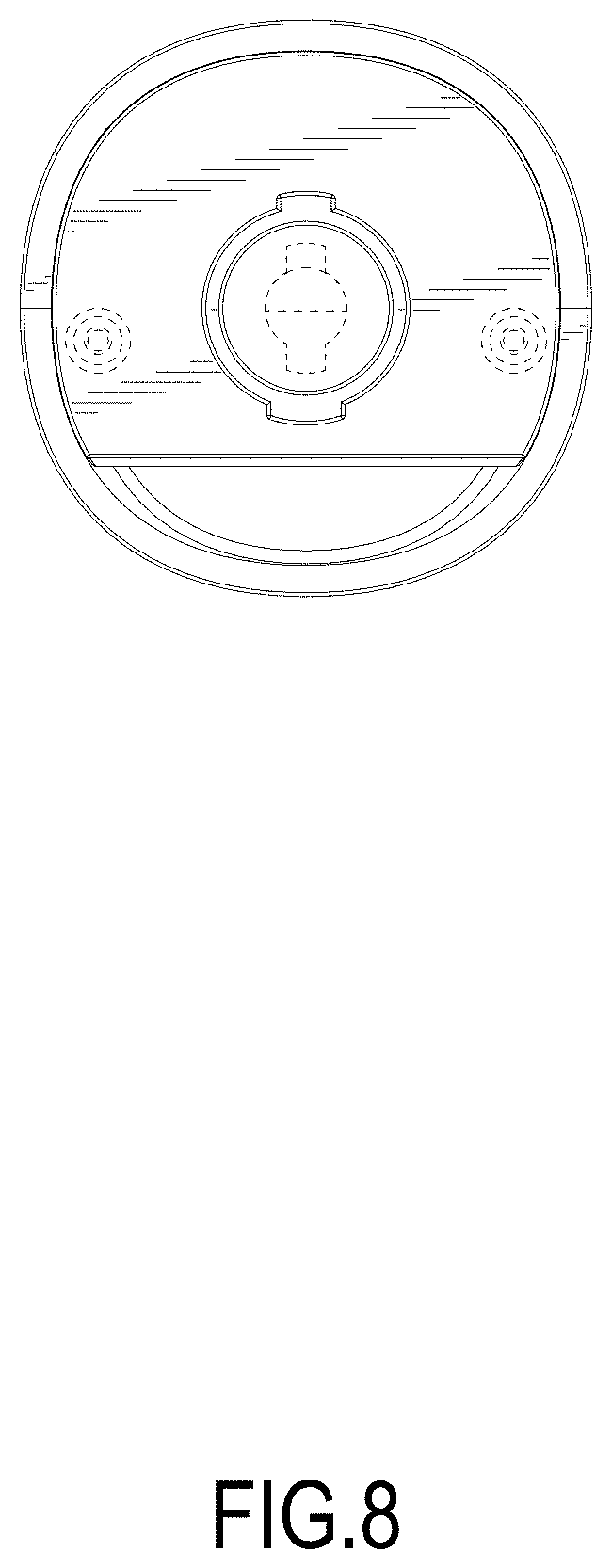 Patent USD1001393 Figure 8 – Multifunctional pet grooming device