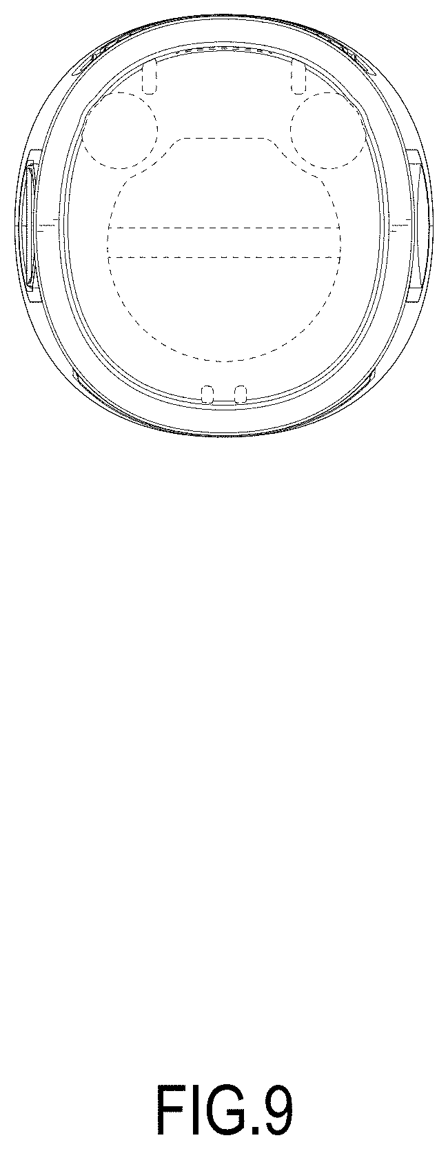 Patent USD1001393 Figure 9 – Multifunctional pet grooming device
